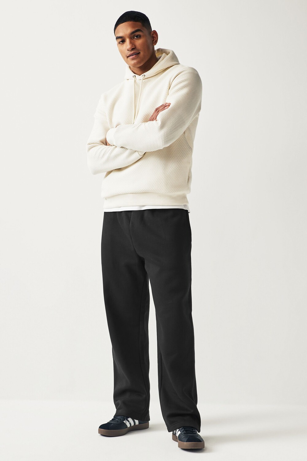 Широкие брюки для бега Next, черный 
Широкие брюки для бега Next, черный