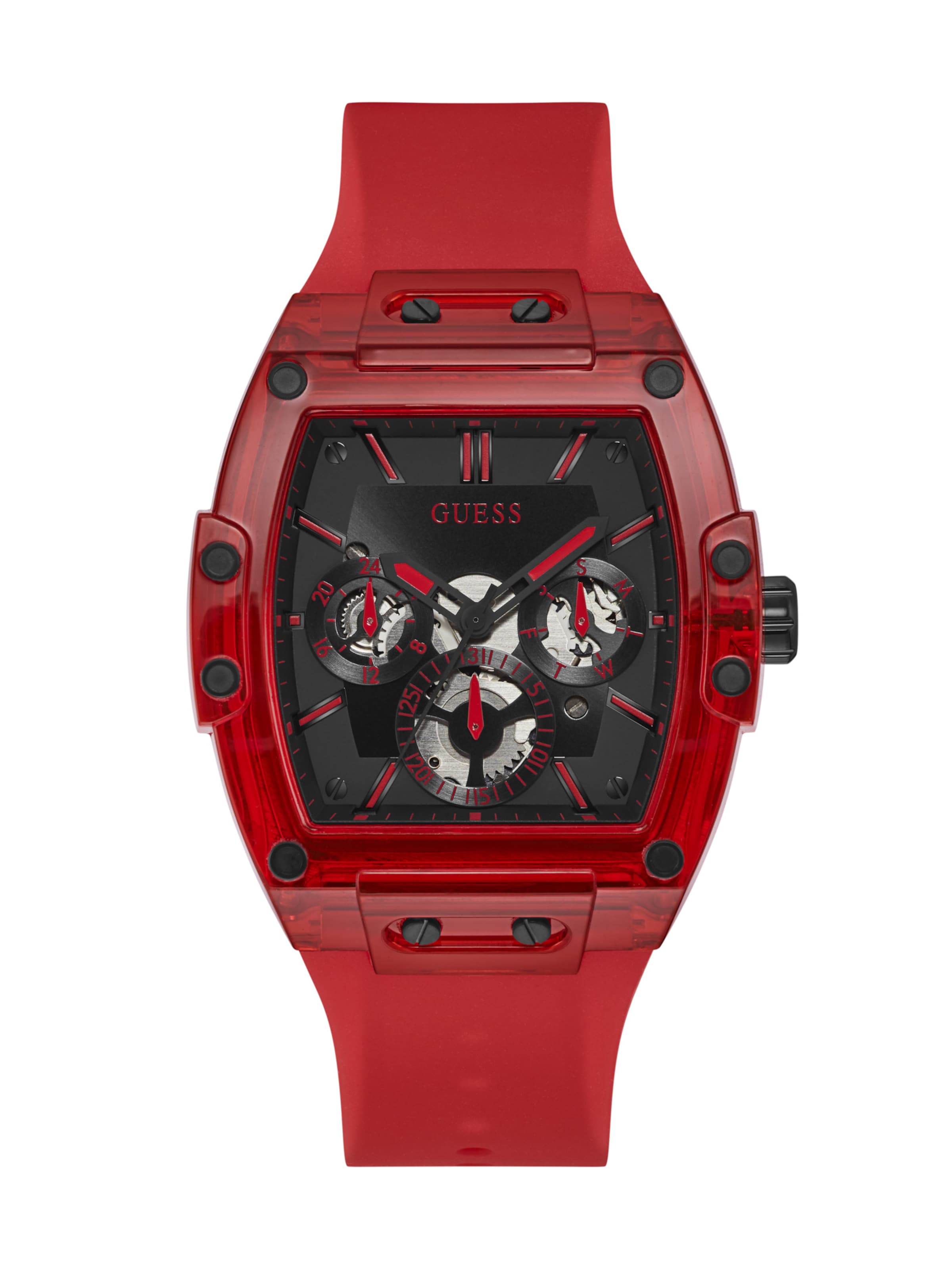 GUESS Часы Analog 'Phoenix' в красном цвете
GUESS Часы Analog 'Phoenix' в красном цвете