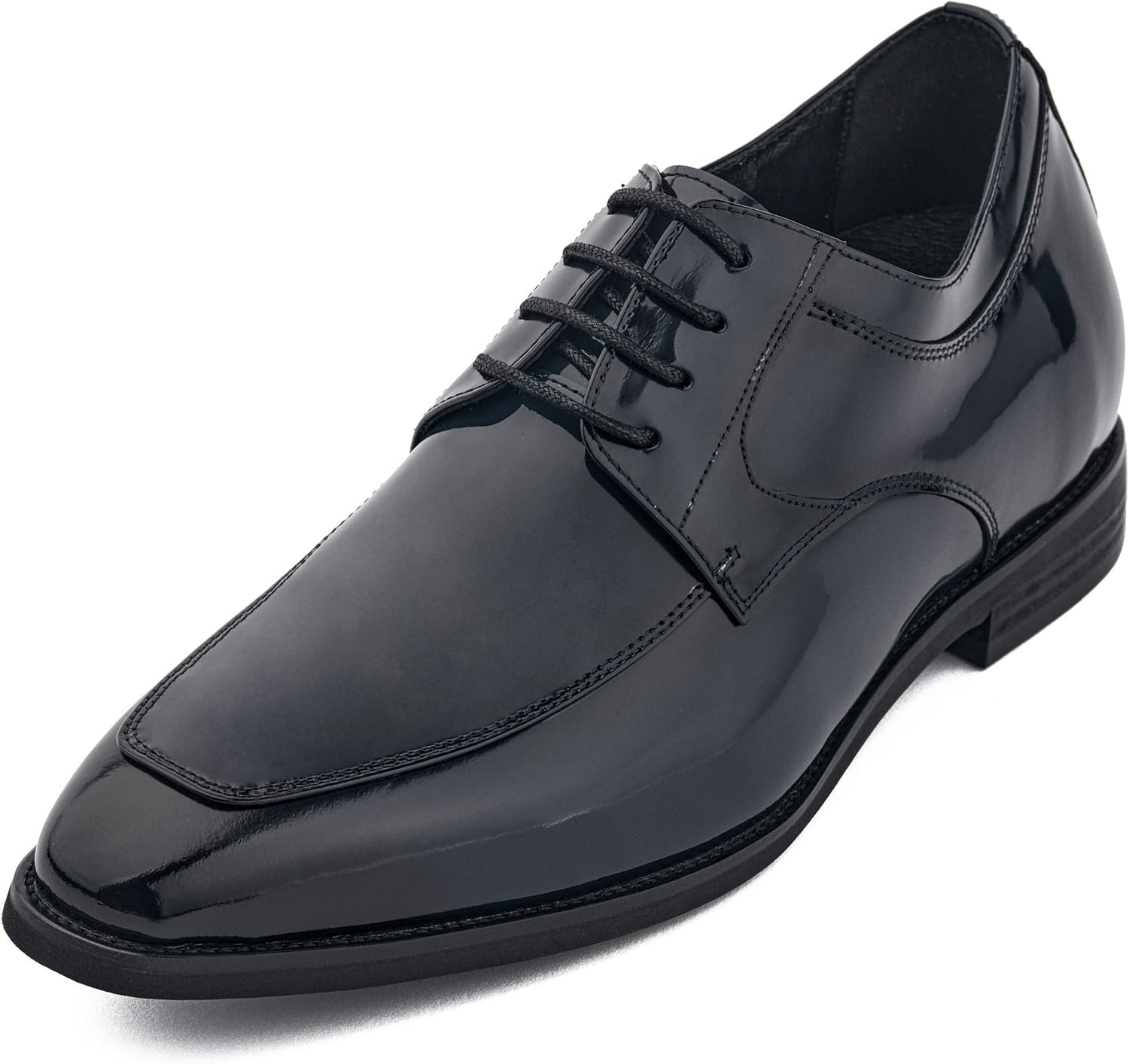 Мужские невидимые туфли-лифты CALTO - Лакированная кожа черного цвета, шнуровка, оксфорды - Стелька 7 см - Модель K2710 - Размер 6.5 D(M) US
Мужские невидимые туфли-лифты CALTO - Лакированная кожа черного цвета, шнуровка, оксфорды - Стелька 7 см - Модель K2710 - Размер 6.5 D(M) US