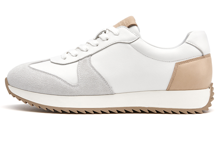 Beau Today Повседневные мужские туфли бежево-бело-коричневые, цвет Beige White Brown 
Beau Today Повседневные мужские туфли бежево-бело-коричневые, цвет Beige White Brown