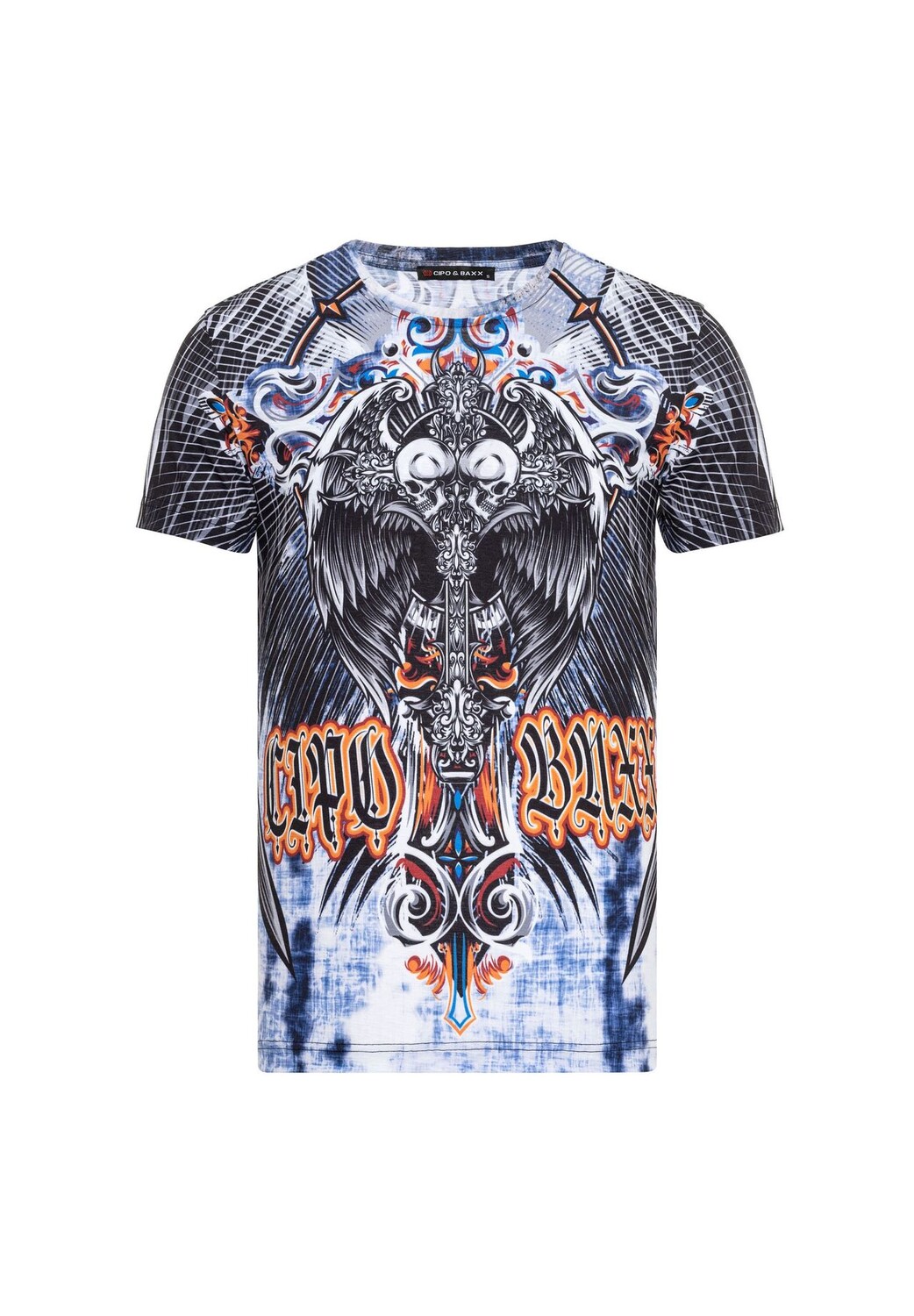Футболка с крутыми брендовыми принтами CIPO & BAXX, черный
Футболка с крутыми брендовыми принтами CIPO & BAXX, черный