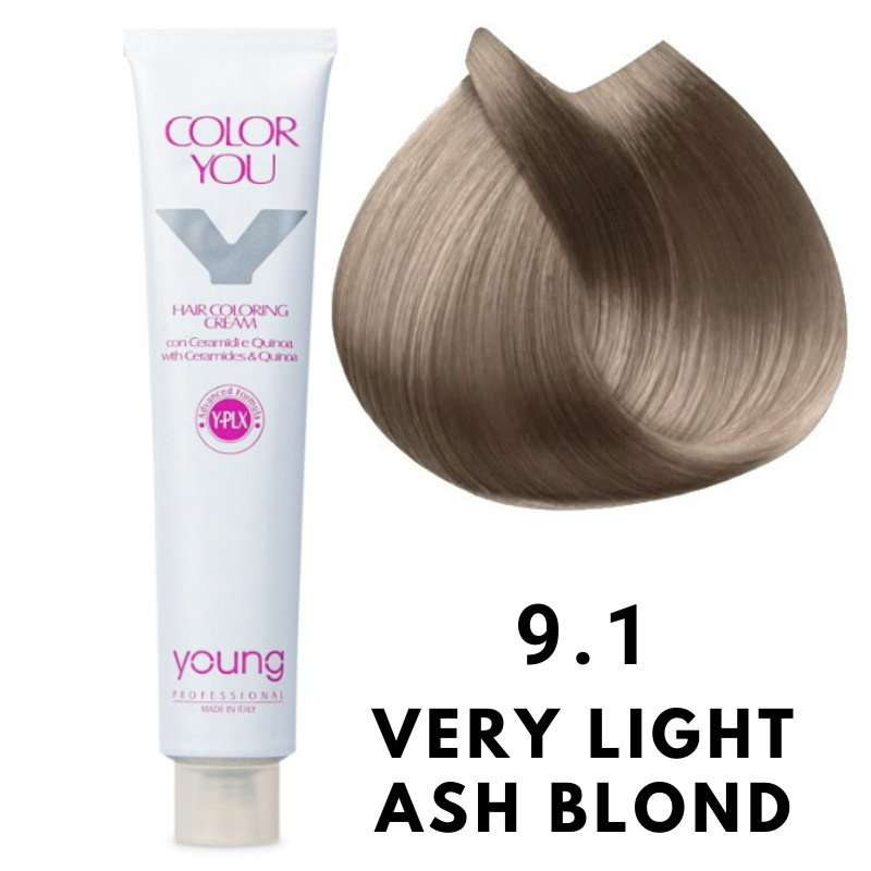 Young Color You Краска для волос с плексом, керамидами и киноа 9.1 100 мл
Young Color You Краска для волос с плексом, керамидами и киноа 9.1 100 мл