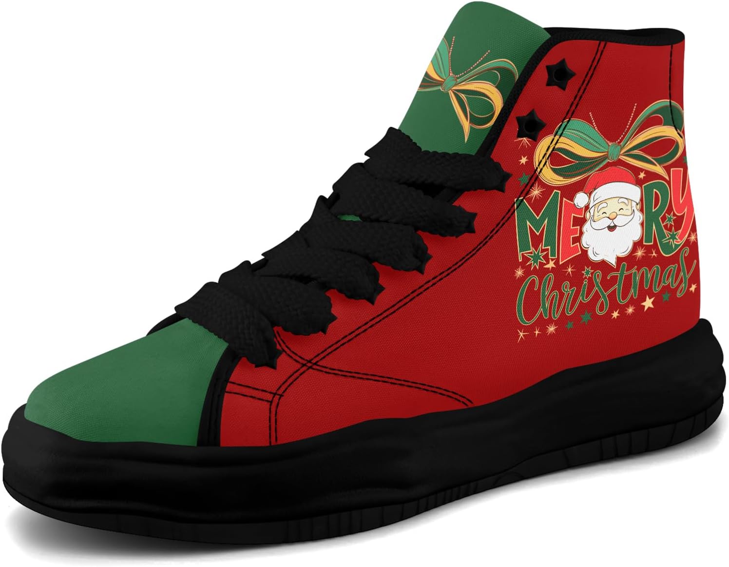 Высокие кеды AWSOLE на Рождество для женщин и мужчин, милые праздничные кроссовки из холщовой ткани, для вечеринок, повседневные шнуровки, модная обувь для прогулок, черный/красный/зеленый/желтый
Высокие кеды AWSOLE на Рождество для женщин и мужчин, милые праздничные кроссовки из холщовой ткани, для вечеринок, повседневные шнуровки, модная обувь для прогулок, черный/красный/зеленый/желтый