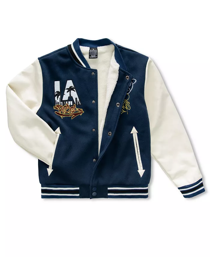 Мальчиковая бейсбольная куртка с длинным рукавом 8-20 Ring Of Fire, синий
Мальчиковая бейсбольная куртка с длинным рукавом 8-20 Ring Of Fire, синий