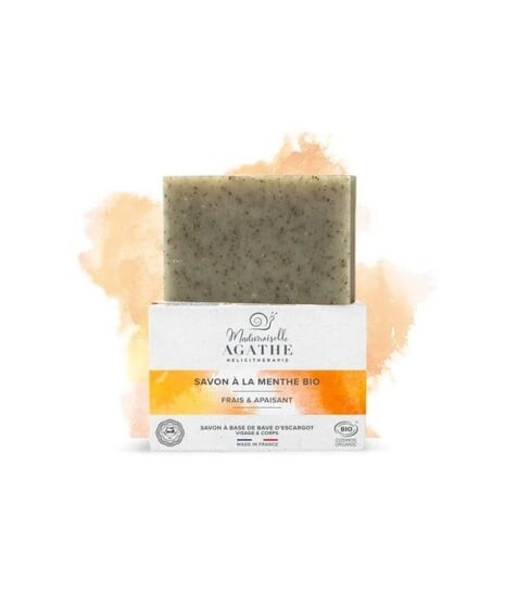 Органическое мыло со слизью улитки, Мята, тонизирующее, COSMOS ORGANIC, 100 г, Mlle Agathe
Органическое мыло со слизью улитки, Мята, тонизирующее, COSMOS ORGANIC, 100 г, Mlle Agathe