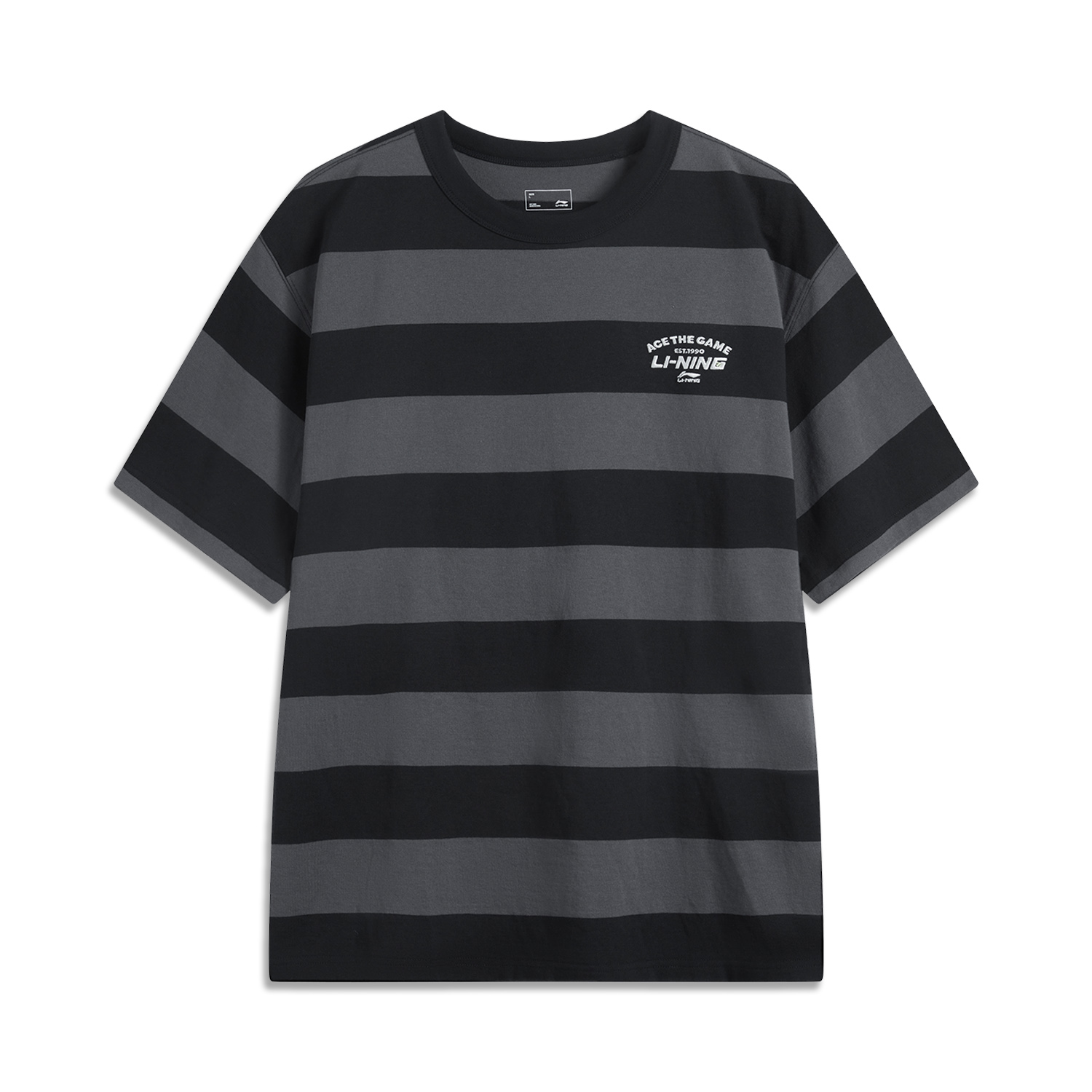LINING Футболка Sports Trend Series Unisex Black Gray Stripes, Черный, LINING Футболка Sports Trend Series Unisex Black Gray Stripes
LINING Футболка Sports Trend Series Unisex Black Gray Stripes, Черный, LINING Футболка Sports Trend Series Unisex Black Gray Stripes