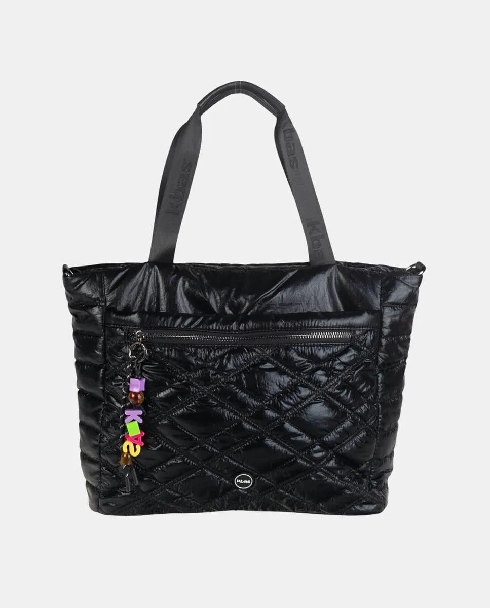 Большая нейлоновая сумка на молнии Kbas, черный
Большая нейлоновая сумка на молнии Kbas, черный