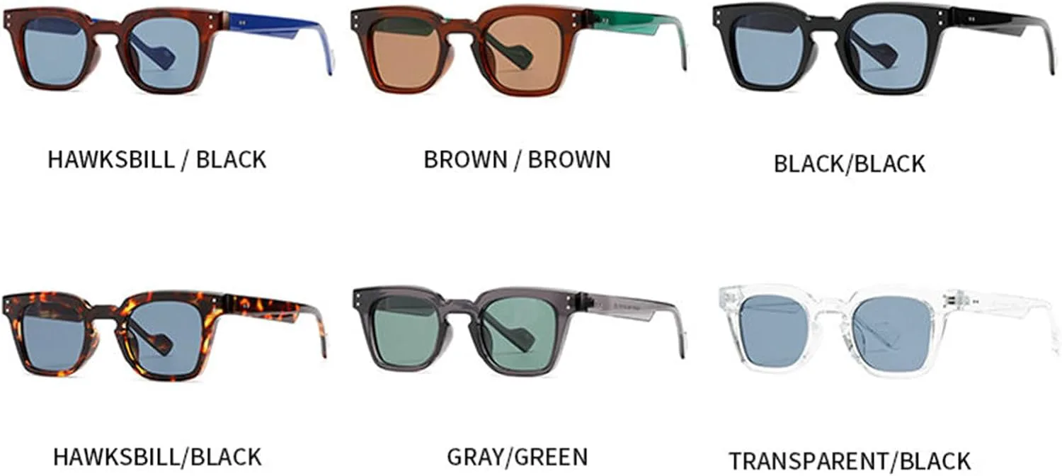 Солнцезащитные очки Helena Fashion Square для женщин в стиле ретро, черные с заклепками, солнцезащитные очки UV400 для мужчин. Модные солнцезащитные очки, C6
Солнцезащитные очки Helena Fashion Square для женщин в стиле ретро, черные с заклепками, солнцезащитные очки UV400 для мужчин. Модные солнцезащитные очки, C6