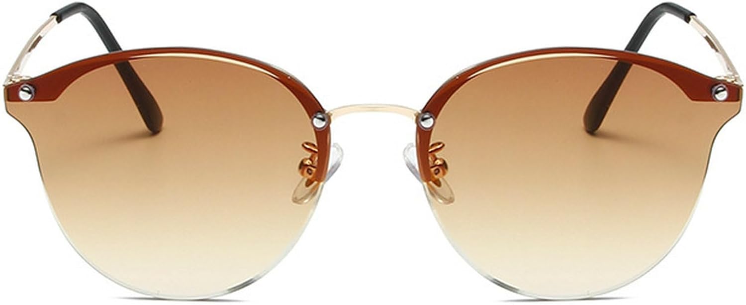 Ретро круглые солнцезащитные очки для женщин, без оправы, градиентные солнцезащитные очки, модные солнцезащитные очки для активного отдыха, безрамочные солнцезащитные очки mincl, Gradient Brown
Ретро круглые солнцезащитные очки для женщин, без оправы, градиентные солнцезащитные очки, модные солнцезащитные очки для активного отдыха, безрамочные солнцезащитные очки mincl, Gradient Brown