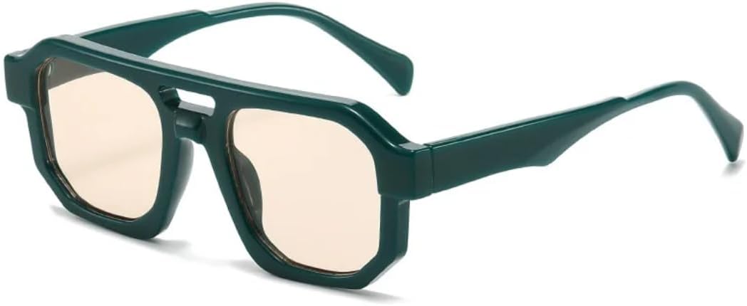 Солнцезащитные очки для мужчин и женщин - защита UV400 - большая оправа, двойная перемычка, цветные линзы, для занятий спортом на открытом воздухе и вождения DSVIGF, Green
Солнцезащитные очки для мужчин и женщин - защита UV400 - большая оправа, двойная перемычка, цветные линзы, для занятий спортом на открытом воздухе и вождения DSVIGF, Green