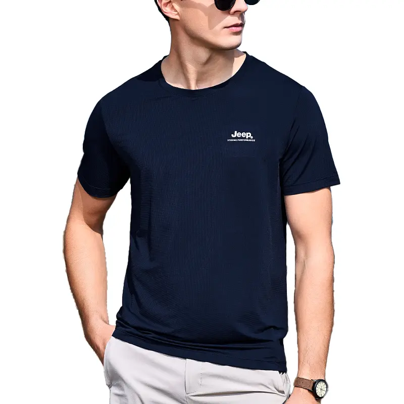 Футболка мужская с круглым вырезом, прямой крой Jeep, night shadow синий
Футболка мужская с круглым вырезом, прямой крой Jeep, night shadow синий