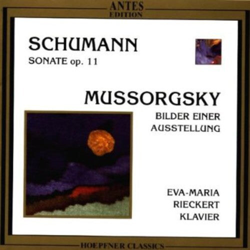 CD диск Schumann / Rieckert, Eva Maria: Sonata Op 11 / Bilder Einer Ausstellung
CD диск Schumann / Rieckert, Eva Maria: Sonata Op 11 / Bilder Einer Ausstellung