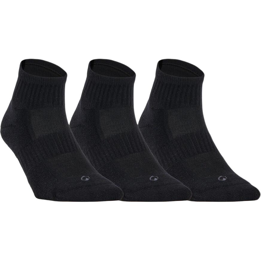 DECATHLON Низкие носки унисекс 3 пары черные
DECATHLON Низкие носки унисекс 3 пары черные