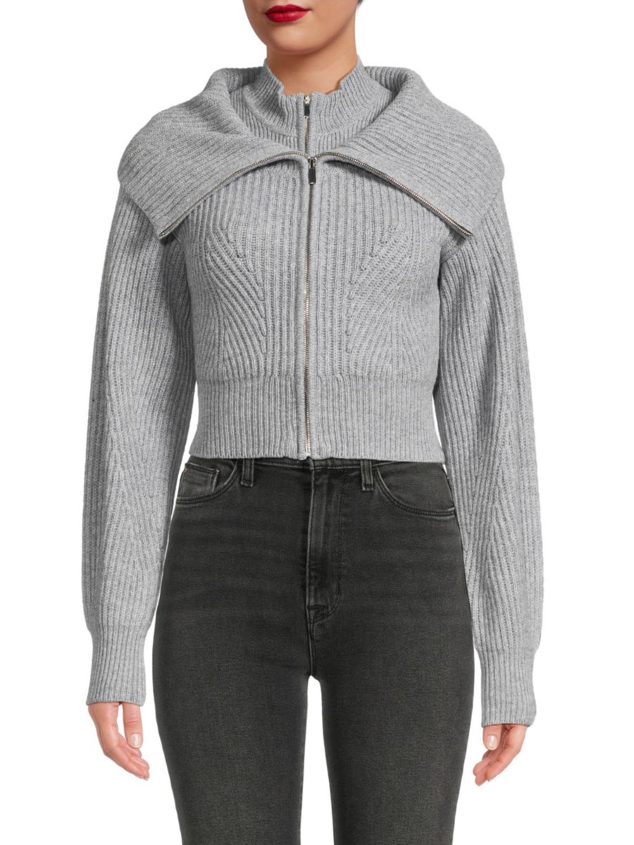 Укороченный кардиган Ramona из шерстяной смеси Derek Lam 10 Crosby, цвет Heather Grey
Укороченный кардиган Ramona из шерстяной смеси Derek Lam 10 Crosby, цвет Heather Grey