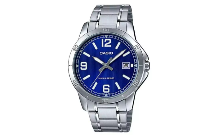 CASIO Часы Men Standard Series Blue Watch MTP-V004D-2B, Blue Dial 
CASIO Часы Men Standard Series Blue Watch MTP-V004D-2B, Blue Dial