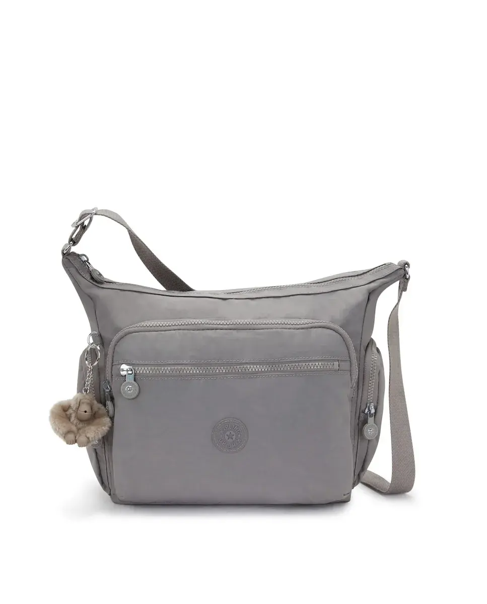 Большая сумка через плечо на молнии Kipling, серый
Большая сумка через плечо на молнии Kipling, серый
