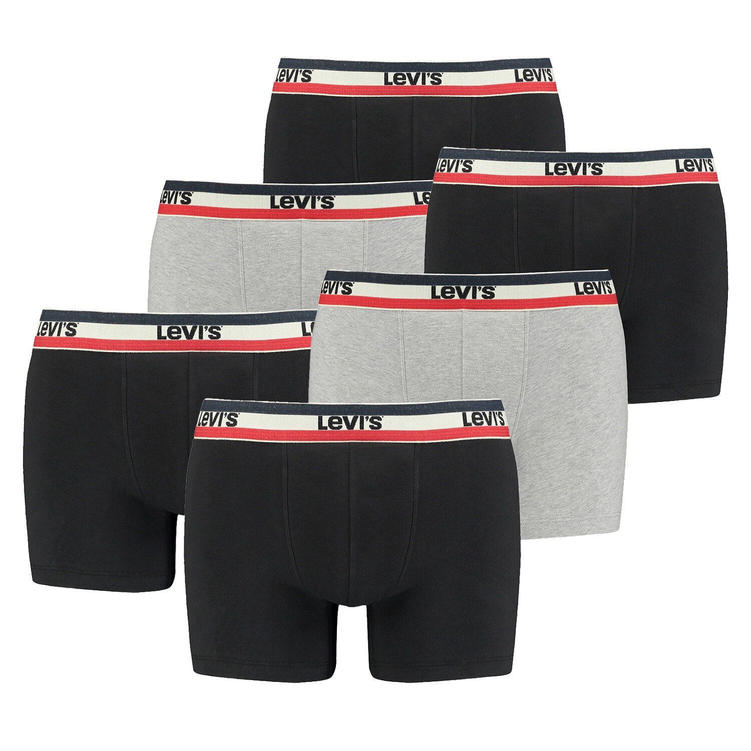 Боксеры Levi´s Boxershorts LEVIS Men Sprtswr Logo Boxer 6P, цвет Black / Grey Melange
Боксеры Levi´s Boxershorts LEVIS Men Sprtswr Logo Boxer 6P, цвет Black / Grey Melange