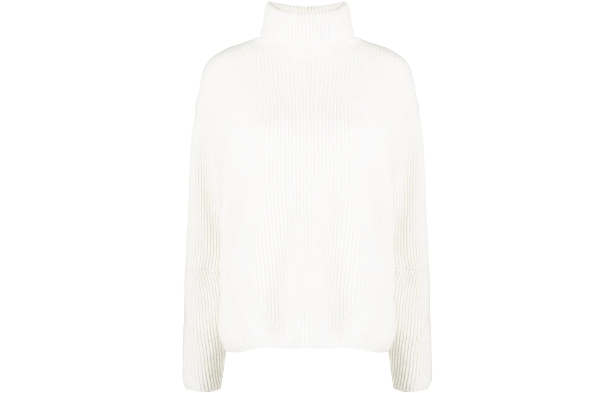 Рибленый водолазка джемпер PINKO, слоновая кость
Рибленый водолазка джемпер PINKO, слоновая кость