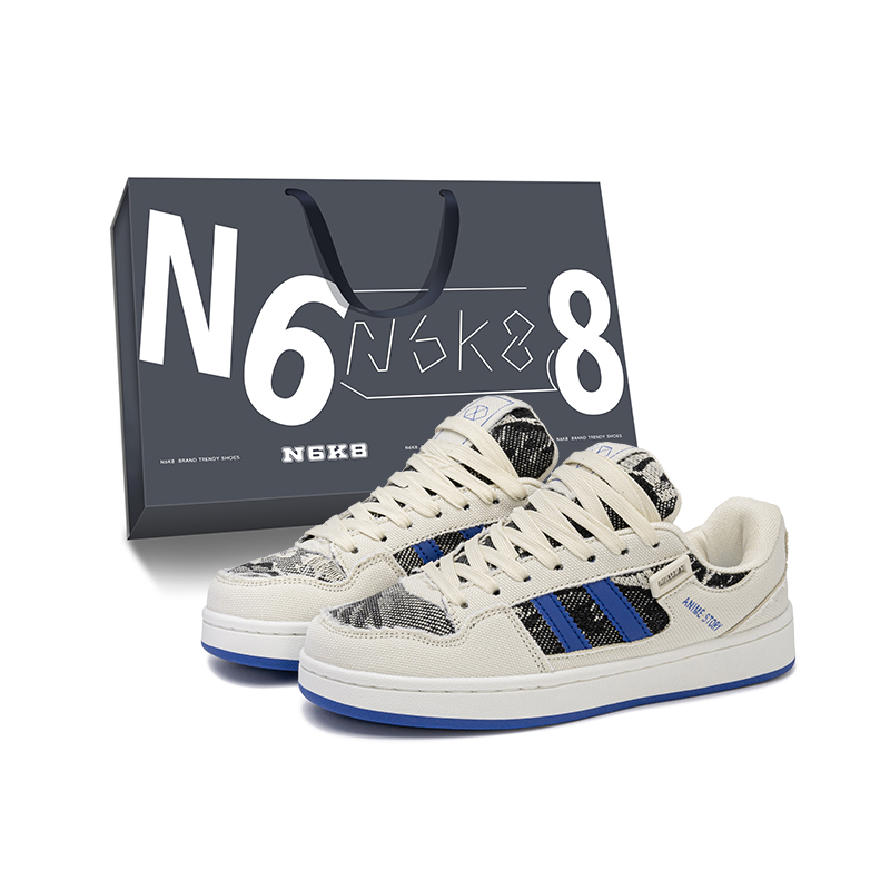 N6K8 Нескользящие легкие низкие скейтерские кроссовки унисекс деним синий, цвет Denim Blue
N6K8 Нескользящие легкие низкие скейтерские кроссовки унисекс деним синий, цвет Denim Blue