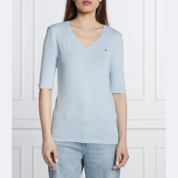 Облегающая блузка Essentials Tommy Hilfiger, синий
Облегающая блузка Essentials Tommy Hilfiger, синий