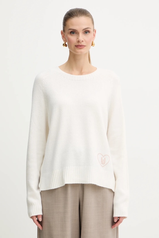 Свитер из смесовой шерсти Liu Jo, бежевый
Свитер из смесовой шерсти Liu Jo, бежевый