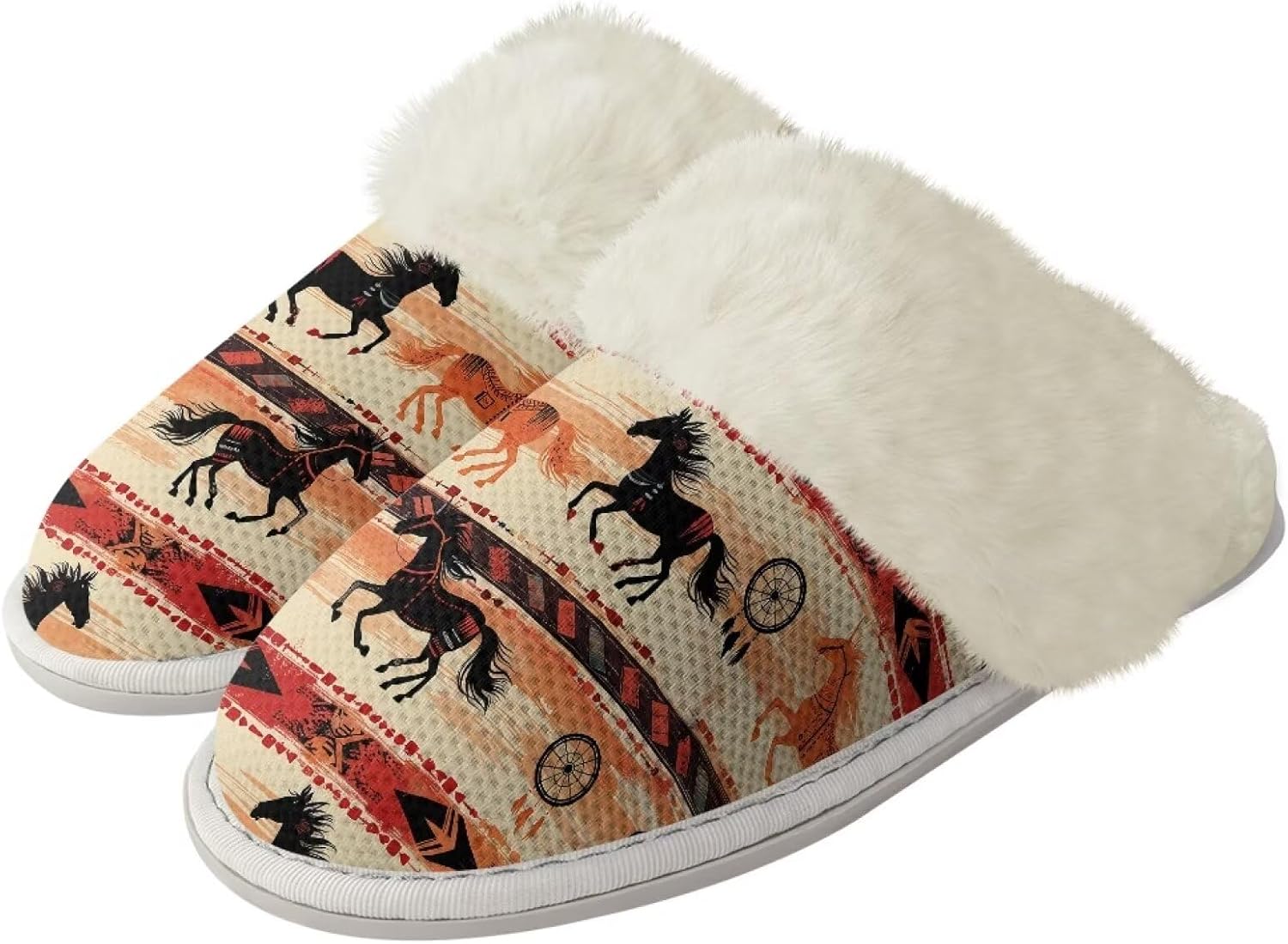 Тапочки Watdotory для женщин и мужчин, удобные, легкие, зимние, теплые домашние тапочки унисекс, с нескользящей плюшевой подошвой, для ванной, отеля и дома, с резиновой подошвой, Aztec Western Horse Dreamcatcher
Тапочки Watdotory для женщин и мужчин, удобные, легкие, зимние, теплые домашние тапочки унисекс, с нескользящей плюшевой подошвой, для ванной, отеля и дома, с резиновой подошвой, Aztec Western Horse Dreamcatcher