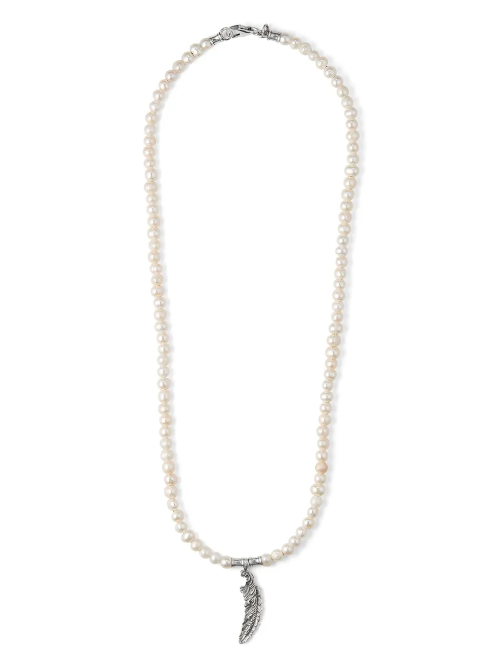 Колье с подвеской в виде пера Emanuele Bicocchi, серебристый
Колье с подвеской в виде пера Emanuele Bicocchi, серебристый