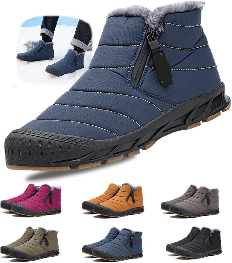 Зимние ботинки для женщин и мужчин с молнией, с теплым мехом, на выход, короткие снежные ботинки, противоскользящие, водонепроницаемые, удобные для улицы Generic, синий
Зимние ботинки для женщин и мужчин с молнией, с теплым мехом, на выход, короткие снежные ботинки, противоскользящие, водонепроницаемые, удобные для улицы Generic, синий
