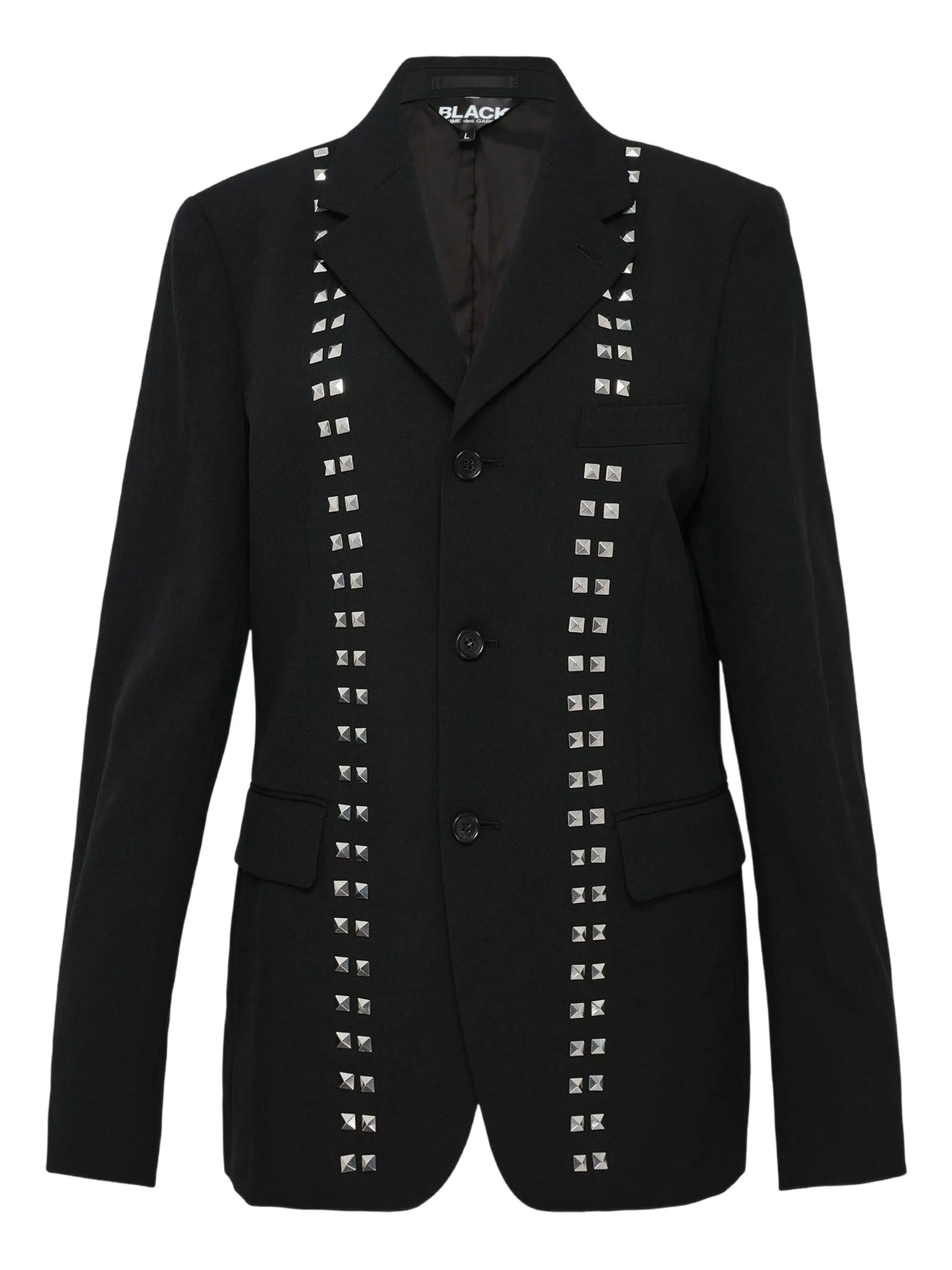 Блейзер с заклепками Black Comme Des Garçons, черный
Блейзер с заклепками Black Comme Des Garçons, черный