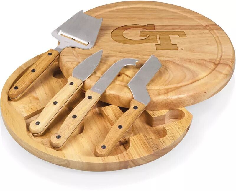 Picnic Time Джорджия Технологический институт Цирк Разделочная доска и набор инструментов
Picnic Time Джорджия Технологический институт Цирк Разделочная доска и набор инструментов