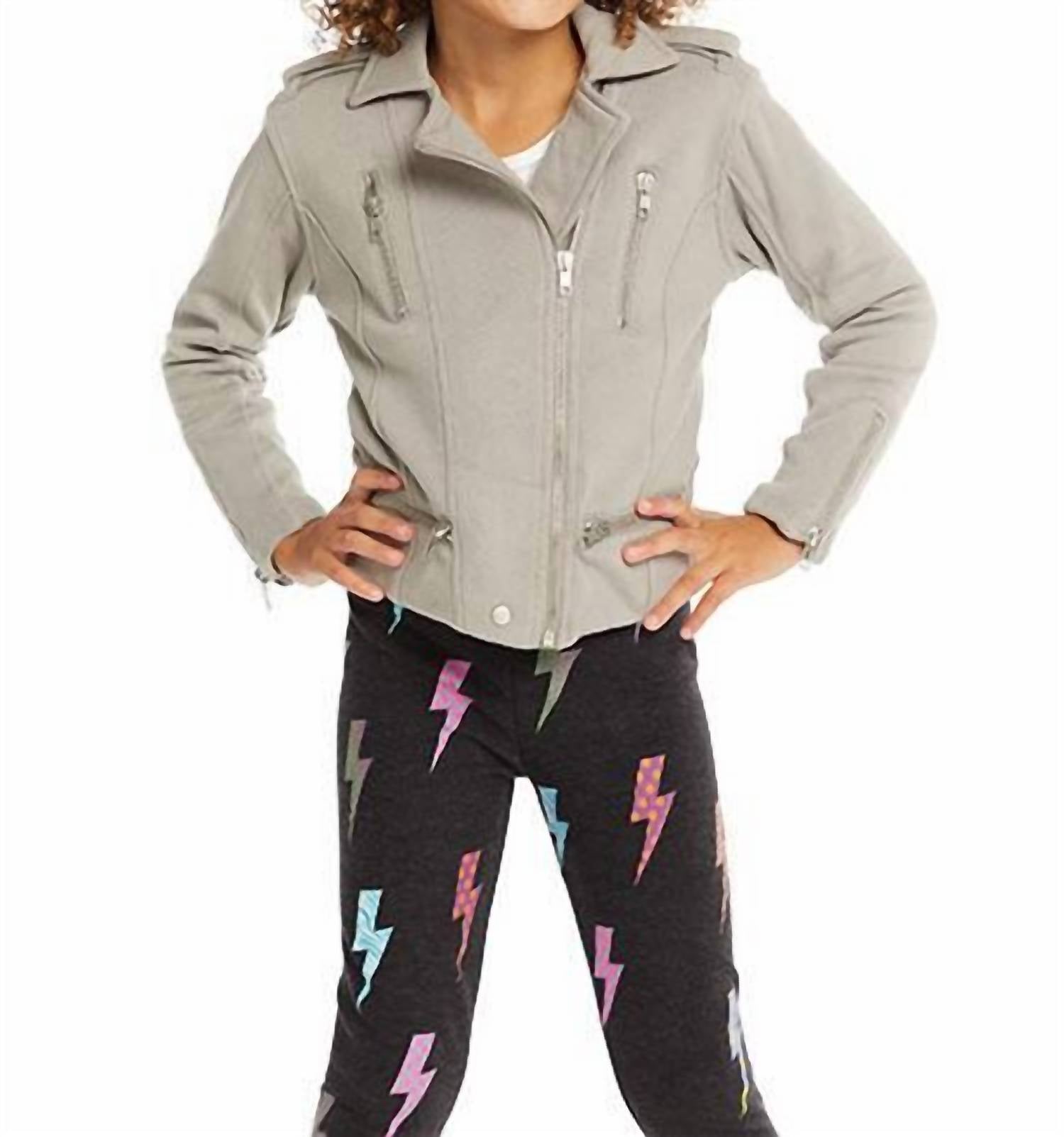 Мотоциклетная куртка для девочек серого цвета Chaser
Мотоциклетная куртка для девочек серого цвета Chaser