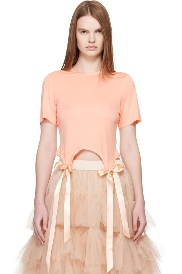 Simone Rocha Простая футболка с розовым бантом и хвостиком, Розовый, Simone Rocha Простая футболка с розовым бантом и хвостиком
Simone Rocha Простая футболка с розовым бантом и хвостиком, Розовый, Simone Rocha Простая футболка с розовым бантом и хвостиком