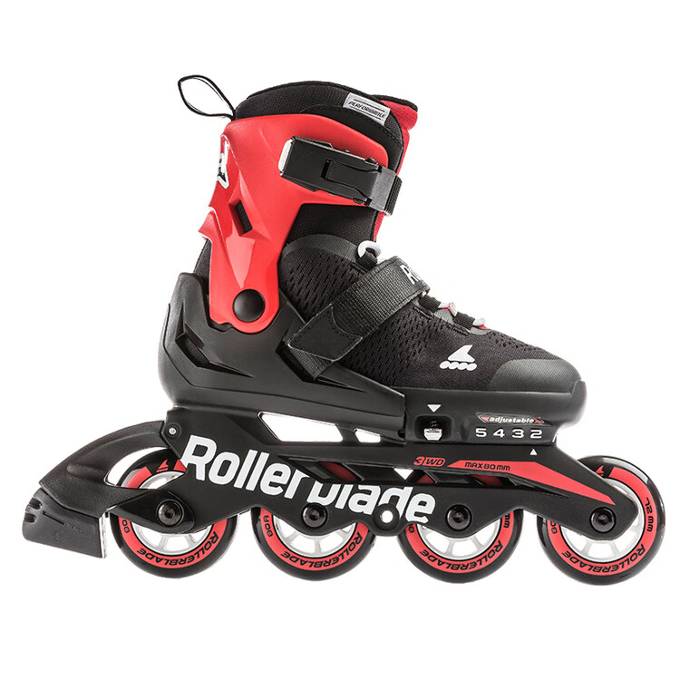 RollerBlade Детские роликовые коньки с регулируемым размером, черные/красные, размер S (28-32 см)
RollerBlade Детские роликовые коньки с регулируемым размером, черные/красные, размер S (28-32 см)