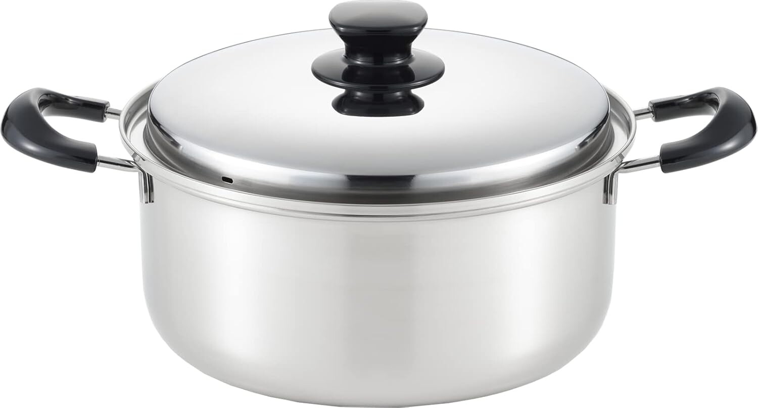 Yoshikawa SJ3397 Кастрюля с двумя ручками, 9,4 дюйма (24 см), сделано в Японии, совместима с газовым пламенем и индукцией, встроенная, серебристая, Silver
Yoshikawa SJ3397 Кастрюля с двумя ручками, 9,4 дюйма (24 см), сделано в Японии, совместима с газовым пламенем и индукцией, встроенная, серебристая, Silver