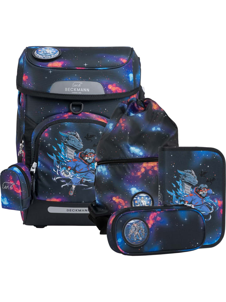 BECKMANN Набор школьных рюкзаков Plus Air, 6 предметов, Ninja Elements, синий
BECKMANN Набор школьных рюкзаков Plus Air, 6 предметов, Ninja Elements, синий