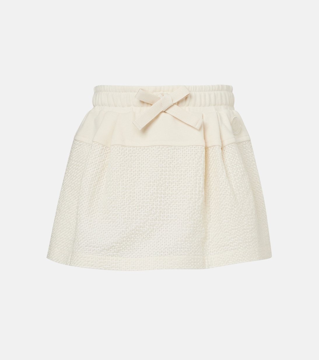 Хлопковая теннисная юбка Moncler, 034 - White 
Хлопковая теннисная юбка Moncler, 034 - White