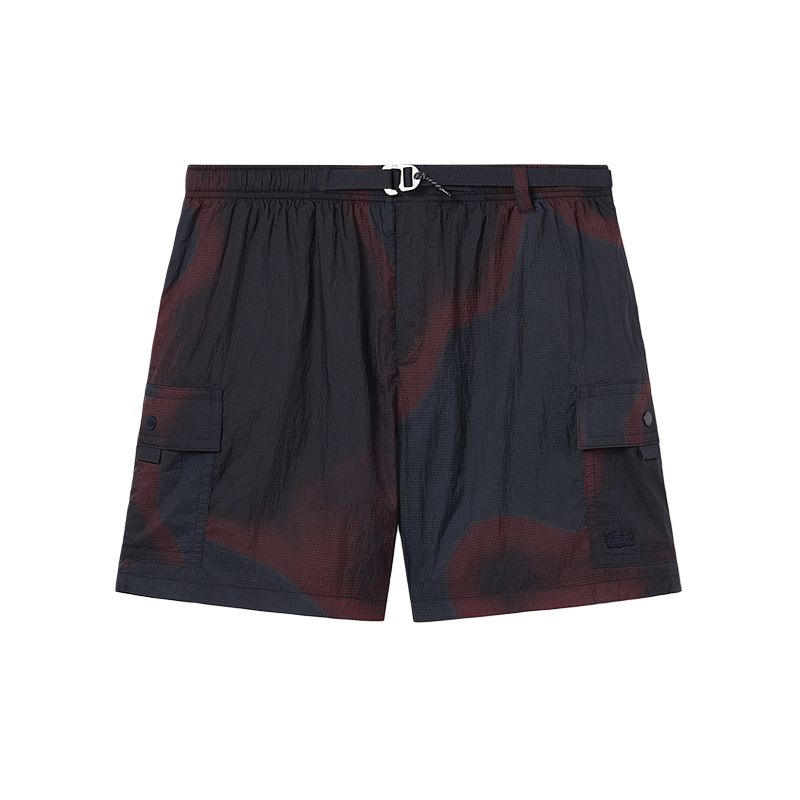 Шорты карго с омбре принтом LACOSTE, черный
Шорты карго с омбре принтом LACOSTE, черный