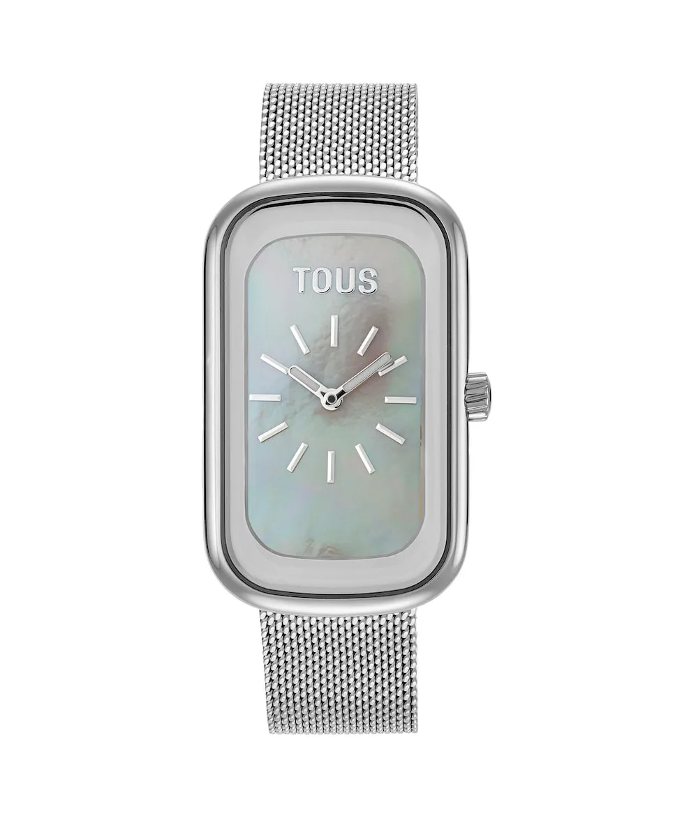 Женские аналоговые часы T-Band Club со стальным браслетом Tous, серебряный
Женские аналоговые часы T-Band Club со стальным браслетом Tous, серебряный