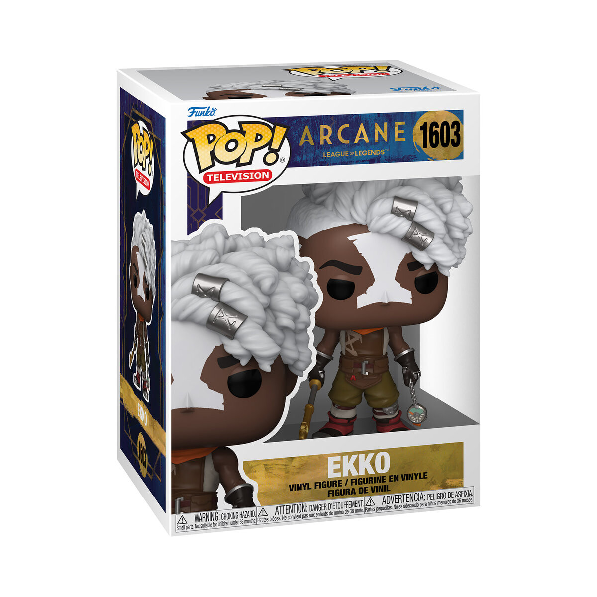 Funko POP! Телевидение, коллекционная статуэтка, Arcane, Ekko, 1603 г.
Funko POP! Телевидение, коллекционная статуэтка, Arcane, Ekko, 1603 г.