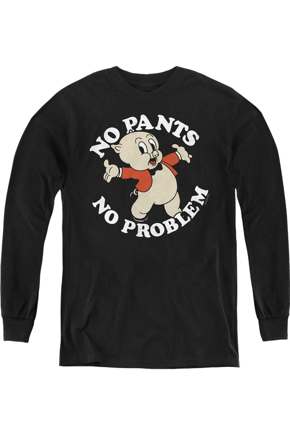 Детский худи с длинным рукавом Looney Tunes "Без штанов" Gildan, черный
Детский худи с длинным рукавом Looney Tunes "Без штанов" Gildan, черный