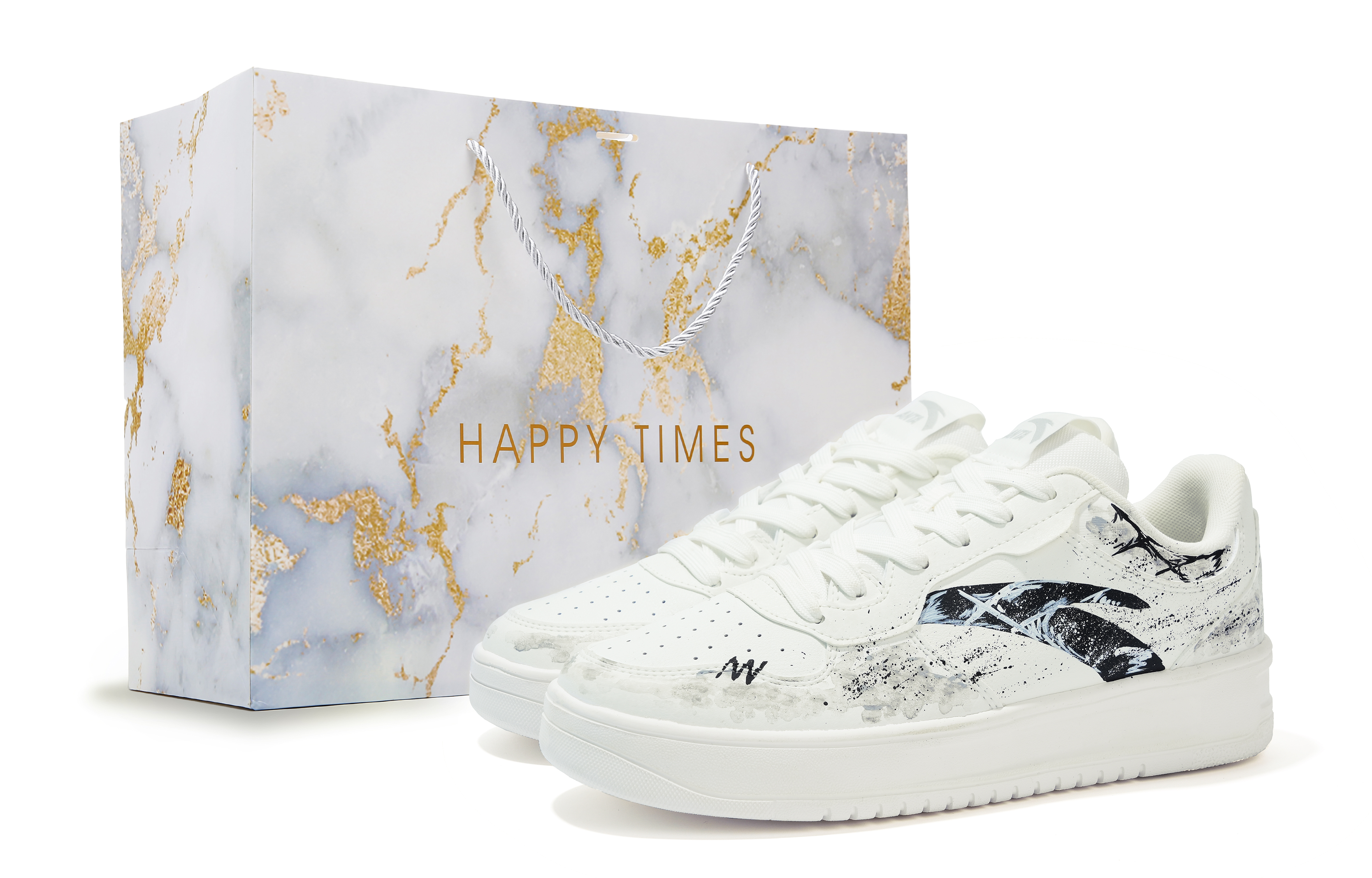 ANTA Комфортные износостойкие амортизирующие низкие кроссовки для скейтбординга мужские белые черные
ANTA Комфортные износостойкие амортизирующие низкие кроссовки для скейтбординга мужские белые черные