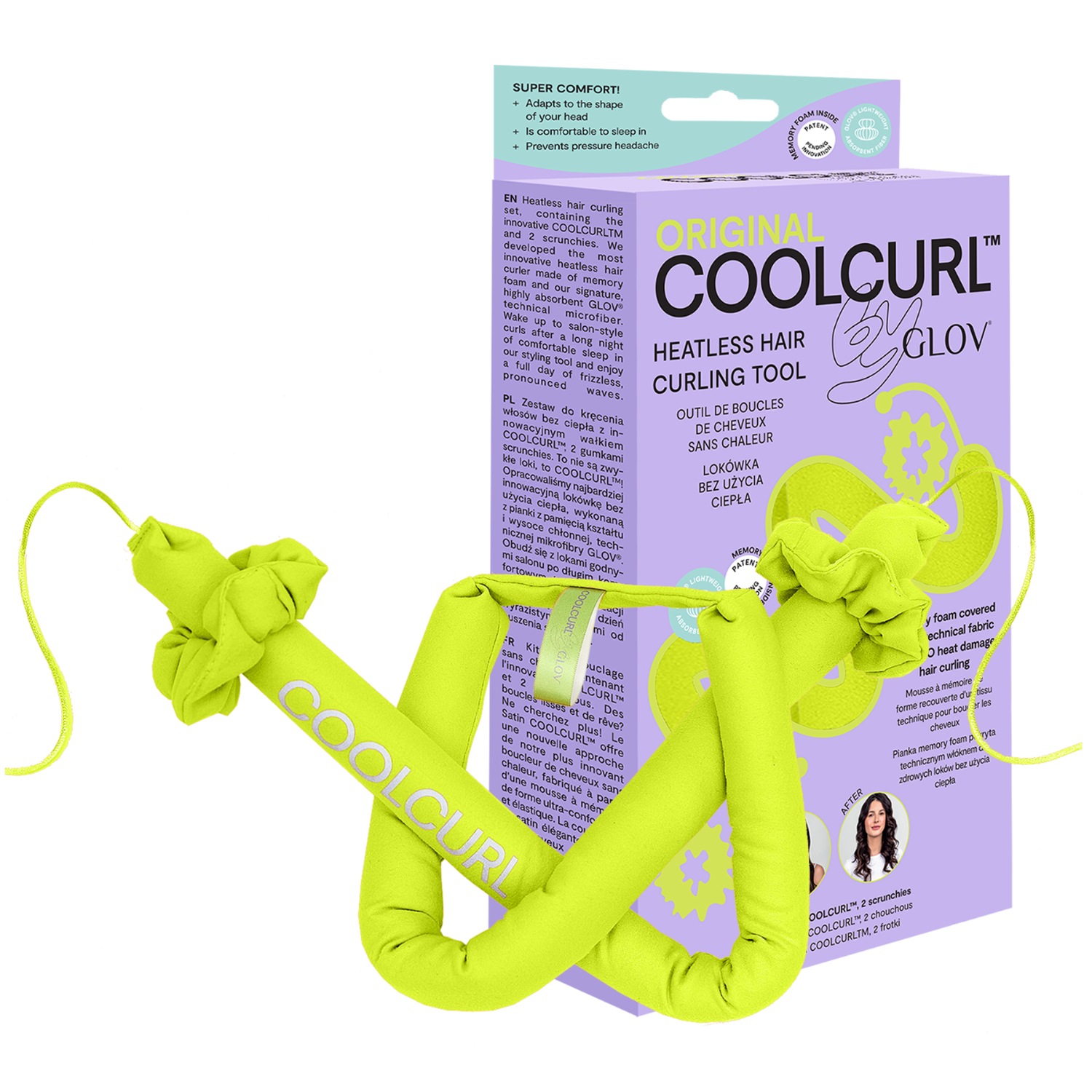 Бигуди для волос coolcurl Glov, lime
Бигуди для волос coolcurl Glov, lime