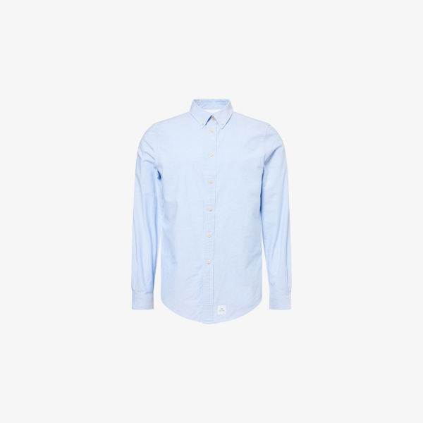 Рубашка из хлопка приталенного кроя с отложным воротником на пуговицах Ps By Paul Smith, голубой
Рубашка из хлопка приталенного кроя с отложным воротником на пуговицах Ps By Paul Smith, голубой
