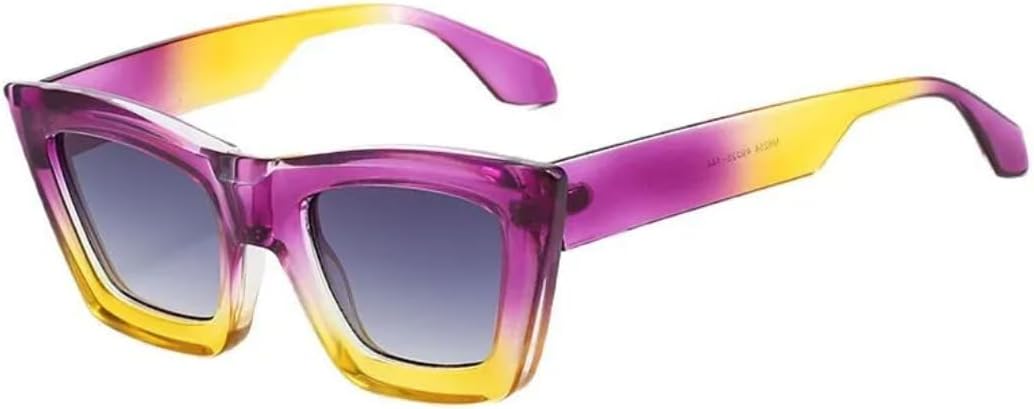 Модные солнцезащитные очки «кошачий глаз» с градиентным переходом цвета, винтажные квадратные очки, роскошные солнцезащитные очки с защитой от УФ-излучения UV400 TVTBBVV, Purple
Модные солнцезащитные очки «кошачий глаз» с градиентным переходом цвета, винтажные квадратные очки, роскошные солнцезащитные очки с защитой от УФ-излучения UV400 TVTBBVV, Purple