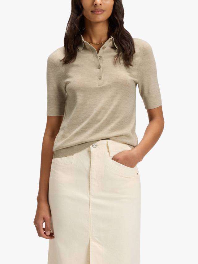 BOSS Fidenka поло из чистой шерсти HUGO BOSS, Light Beige
BOSS Fidenka поло из чистой шерсти HUGO BOSS, Light Beige