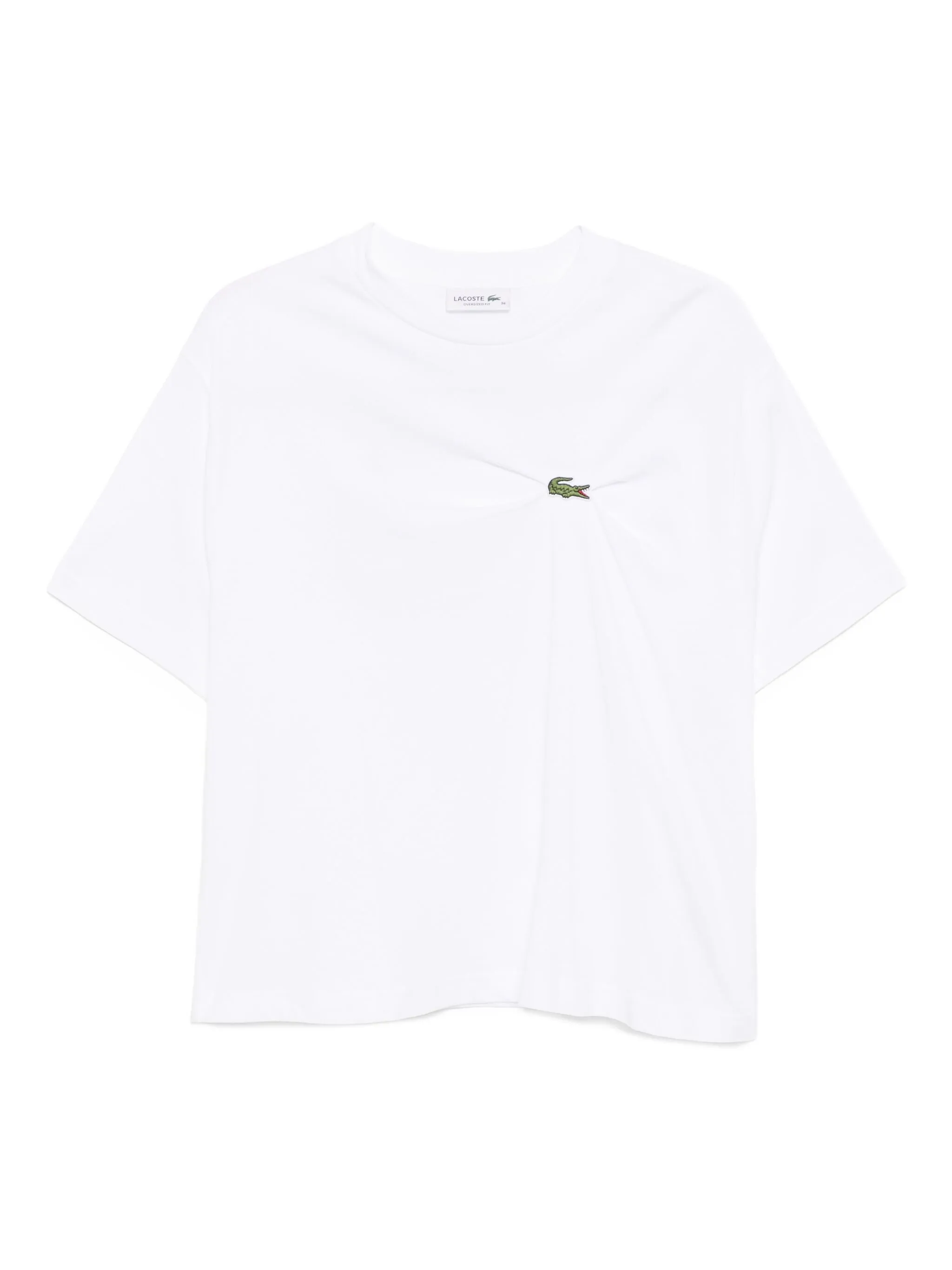 Футболка оверсайз с драпировкой Lacoste, белый
Футболка оверсайз с драпировкой Lacoste, белый