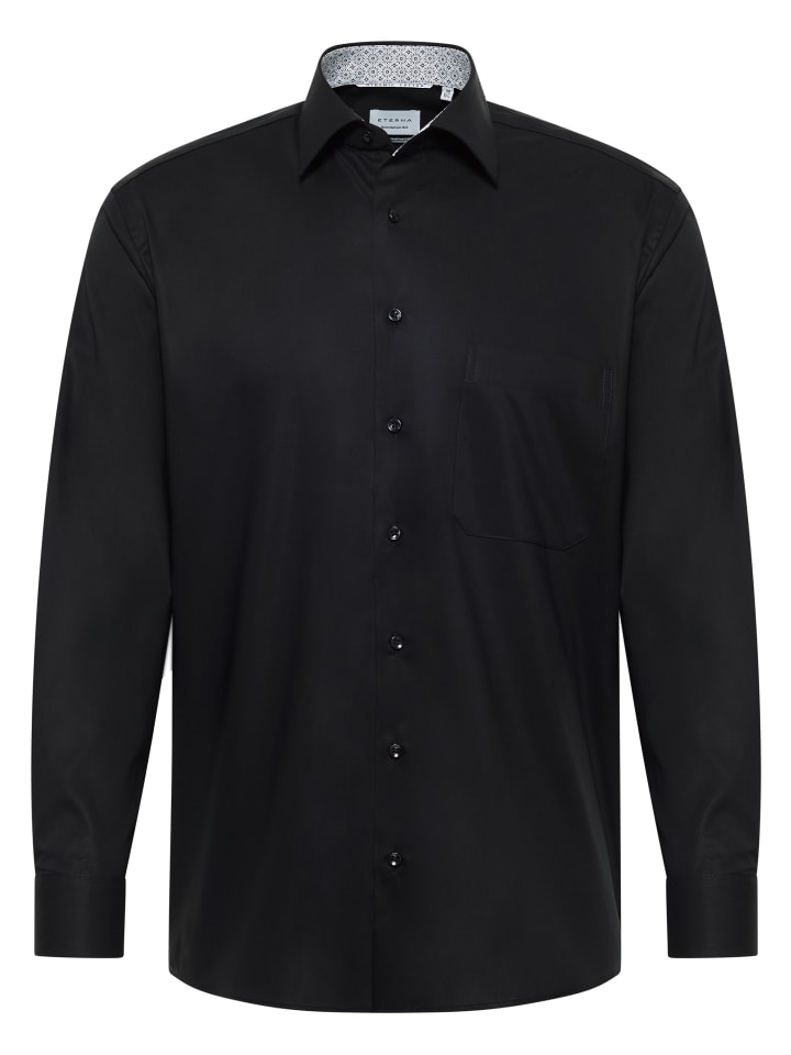 Рубашка COMFORT FIT черного цвета Eterna
Рубашка COMFORT FIT черного цвета Eterna