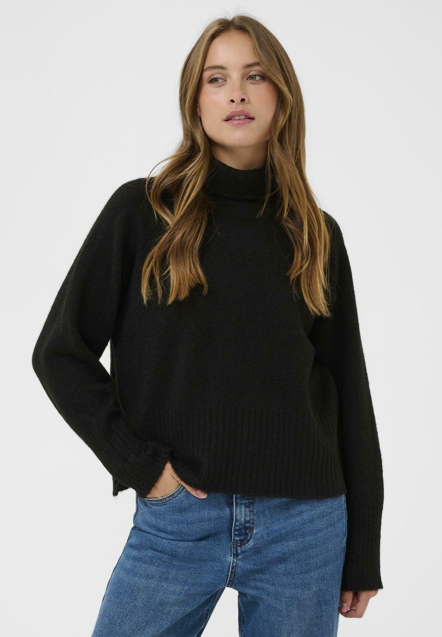 Джемпер Kaffe KAERIN ROLLNECK, Black Deep/Black
Джемпер Kaffe KAERIN ROLLNECK, Black Deep/Black