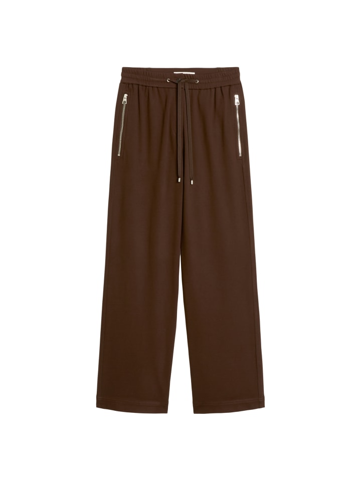 Marc O'Polo Широкие брюки из саржевого трикотажа коричневого оттенка
Marc O'Polo Широкие брюки из саржевого трикотажа коричневого оттенка