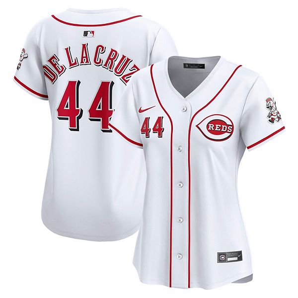 Женская белая бейсболка Cincinnati Reds Home Limited с именем игрока Elly De La Cruz Nike
Женская белая бейсболка Cincinnati Reds Home Limited с именем игрока Elly De La Cruz Nike